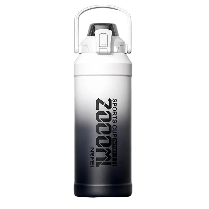 ForgeHydro Large Insulated Stainless Steel Water Bottle with Handle | Eco-Friendly