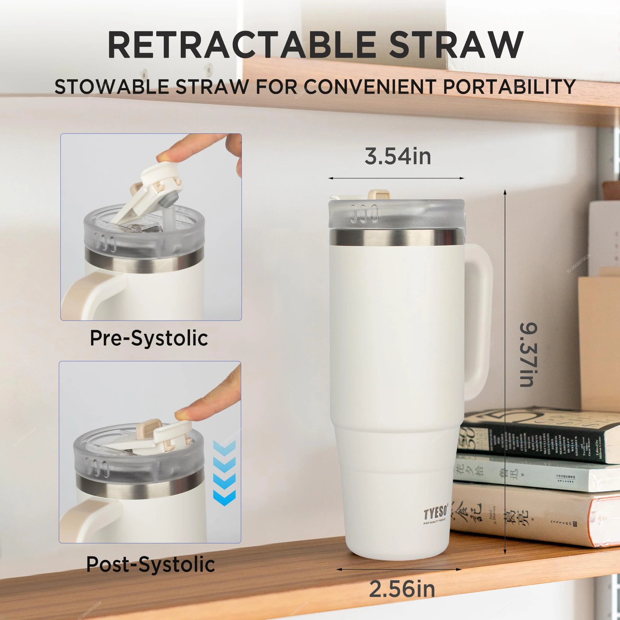 GoMate Insulated Water Bottle with Handle | Hot and Cold