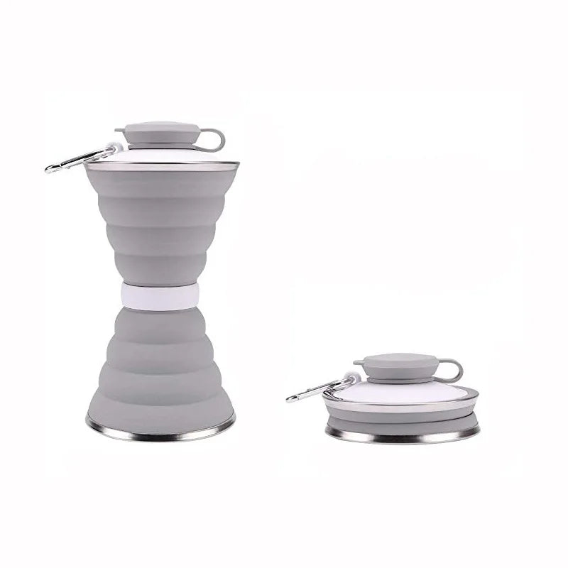 FlexiSip Collapsible Water Bottle | Silicone, Foldable, Leakproof