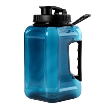 EnduraTitan Extra Large Clear Water Bottle | Ergonomic Handle, 2.4L