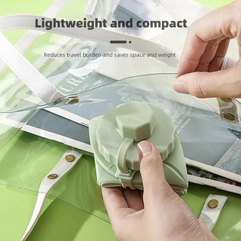 SquishSip BPA-Free Collapsible Water Bottle | Foldable Silicone, Leakproof