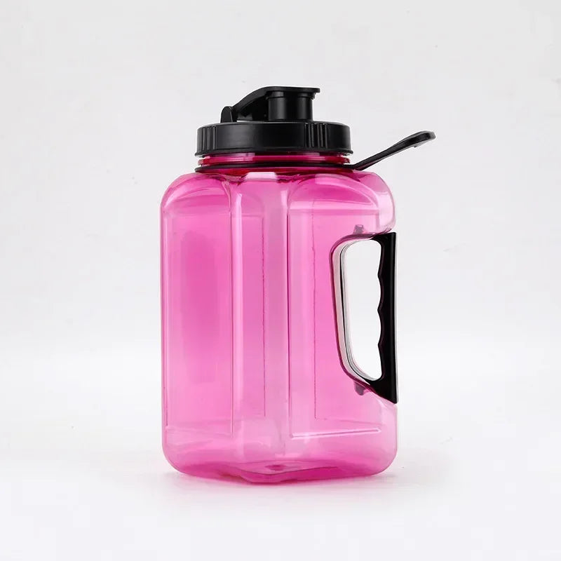 EnduraTitan Extra Large Clear Water Bottle | Ergonomic Handle, 2.4L