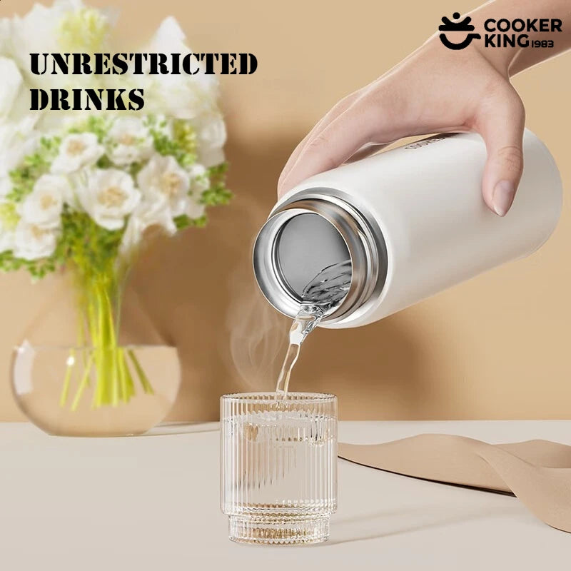 SteelCore Stainless Steel Water Bottle | Flip Lid, Hot and Cold, Leakproof