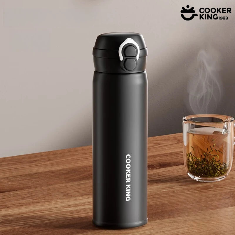 SteelCore Stainless Steel Water Bottle | Flip Lid, Hot and Cold, Leakproof