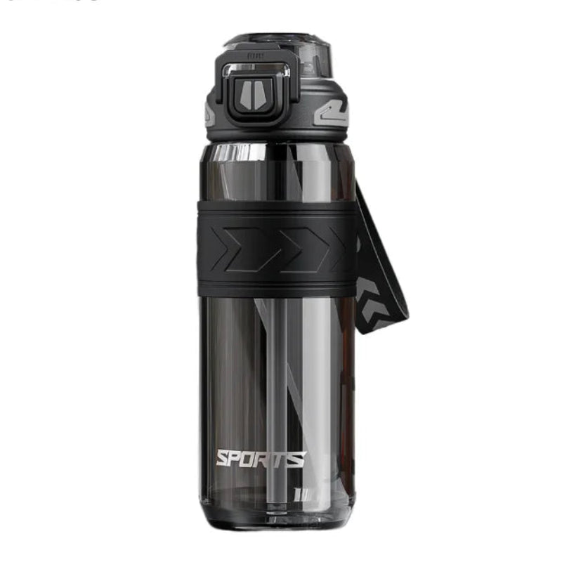 AquaGuard Sport Water Bottle with Straw and Flip Lid | BPA-Free, Leakproof