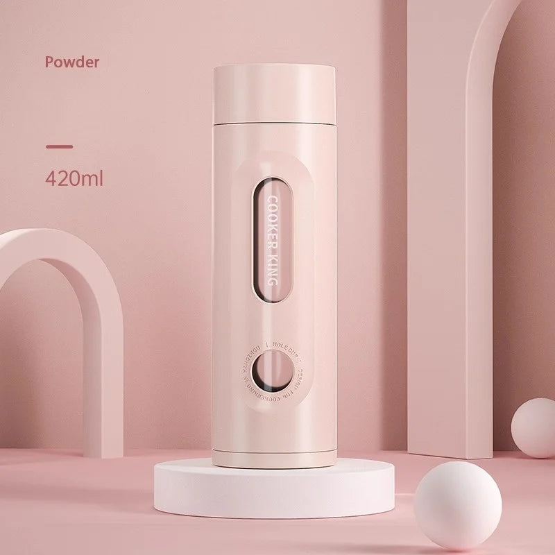 CrystalGuard Borosilicate Glass Water Bottle with Tea Infuser | Hot and Cold