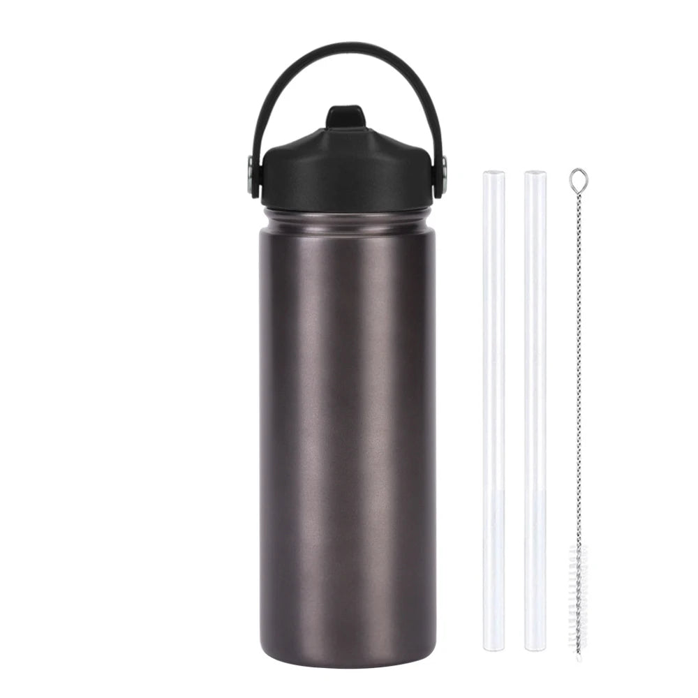 ChillFlow Stainless Steel Water Bottle with Straw | Insulated, Leakproof