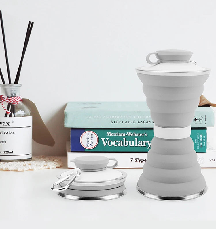 FlexiSip Collapsible Water Bottle | Silicone, Foldable, Leakproof