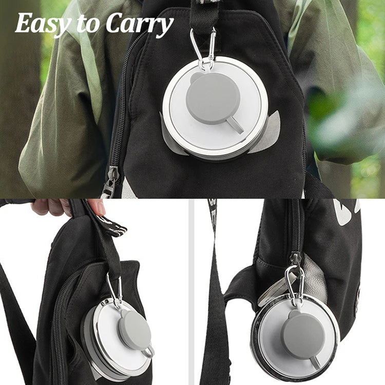 FlexiSip Collapsible Water Bottle | Silicone, Foldable, Leakproof