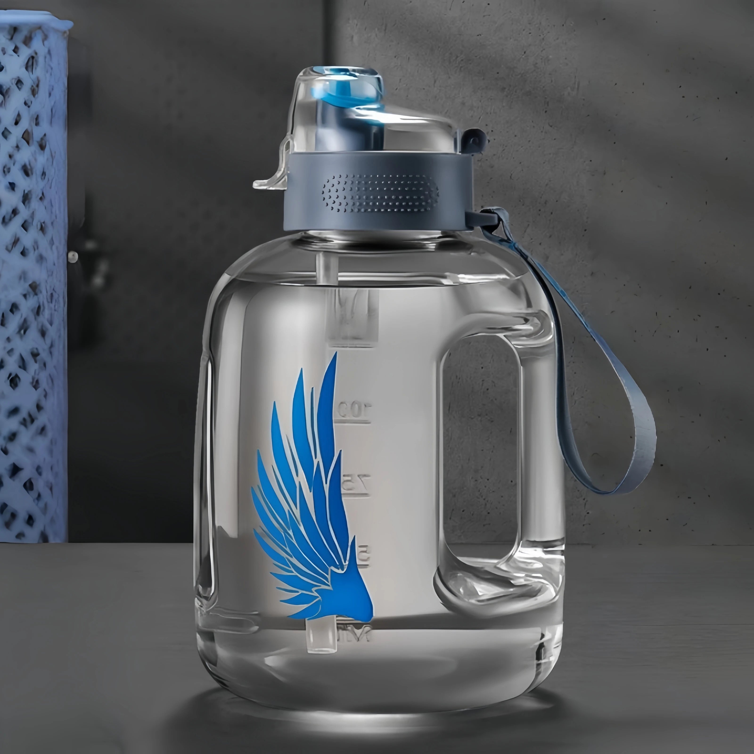 DualSip Large Water Bottle with Tea Infuser | Dual Compartment, Straw and Spout