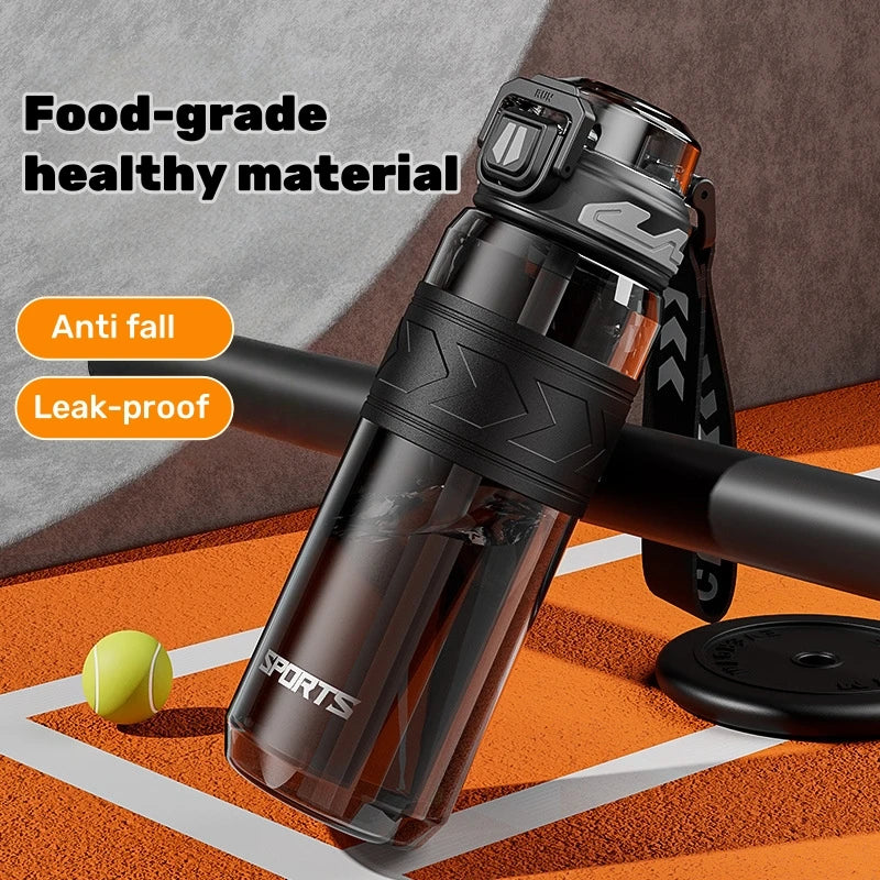 AquaGuard Sport Water Bottle with Straw and Flip Lid | BPA-Free, Leakproof