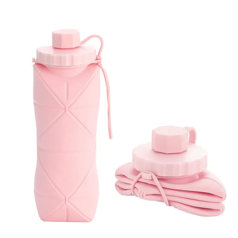 SquishSip BPA-Free Collapsible Water Bottle | Foldable Silicone, Leakproof