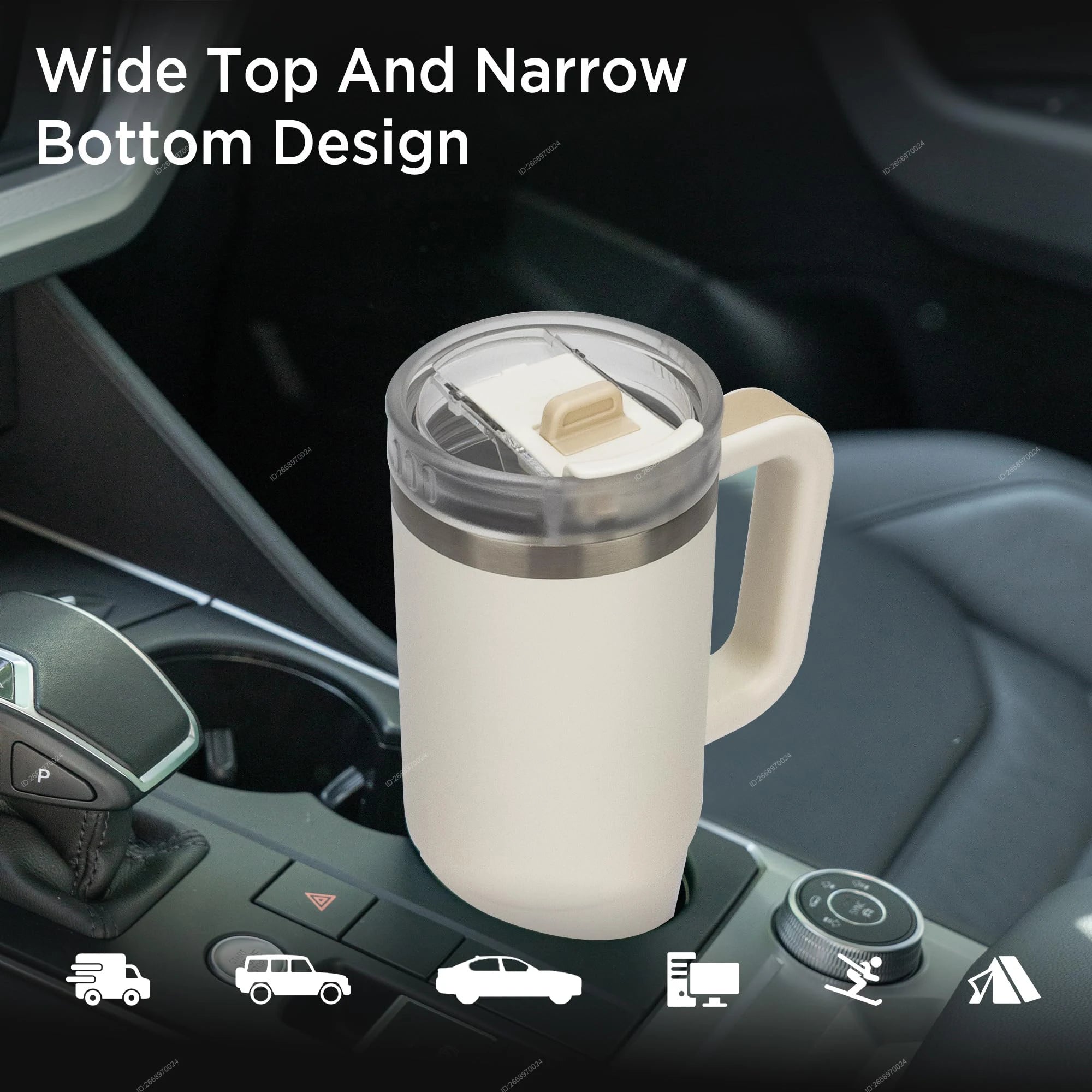 GoMate Insulated Water Bottle with Handle | Hot and Cold