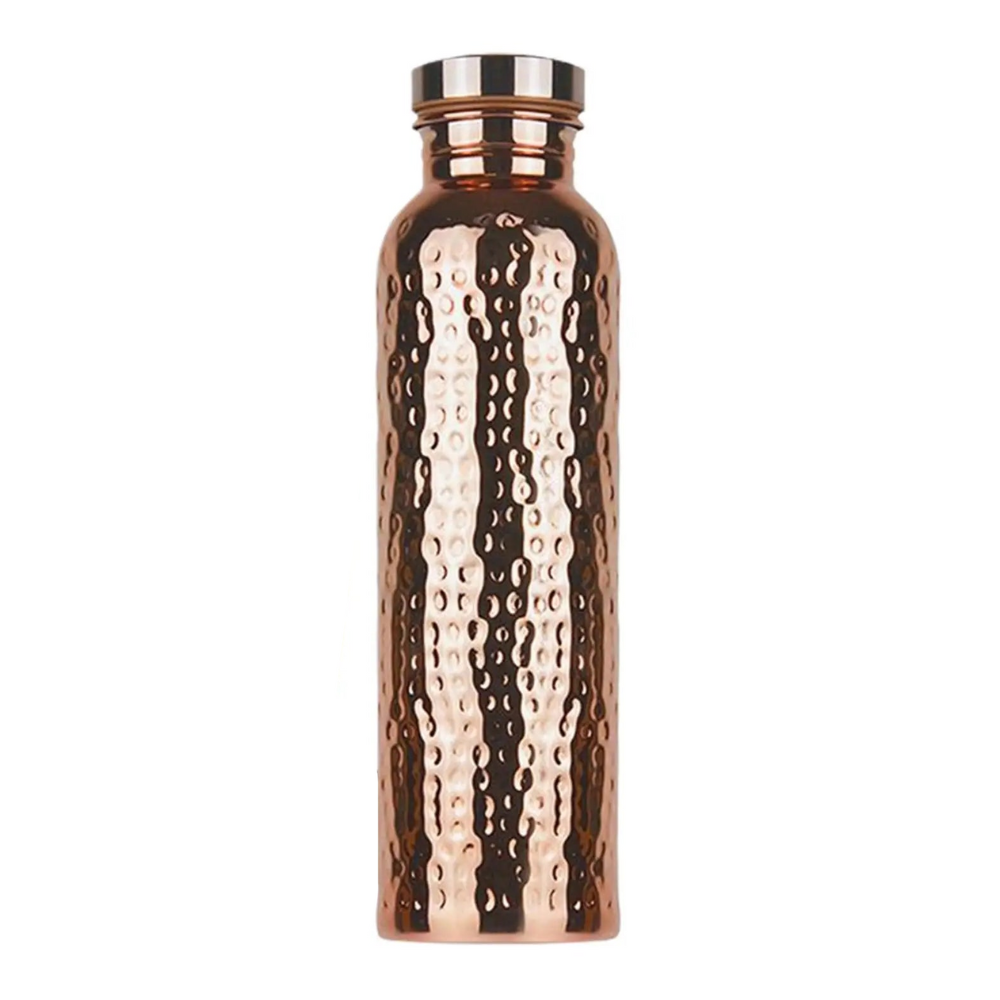 AquaVeda Copper Water Bottle | Handcrafted, Insulated, Leakproof